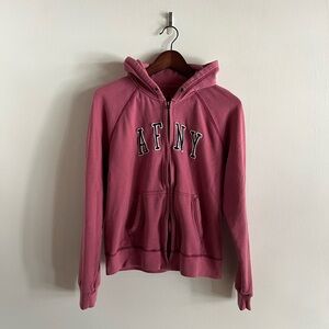 vintage abercrombie & fitch dusty rose hoodie SMALL